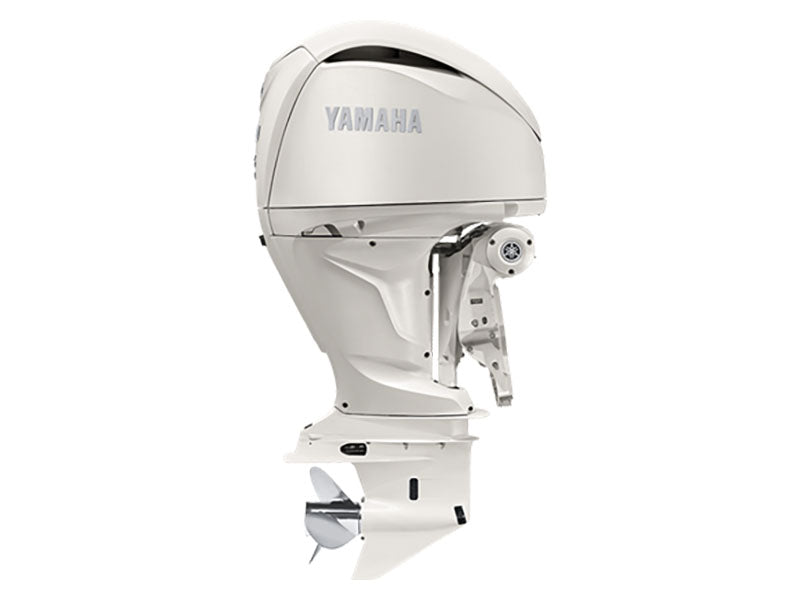 Yamaha 350 hp V6 outboard classic white