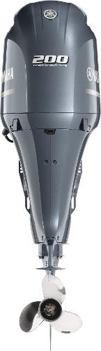 Outboard 200HP Yamaha 2.8L  Grey Right