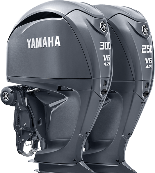 Outboard 225HP Yamaha’s offshore 4.2L V6 Grey Right